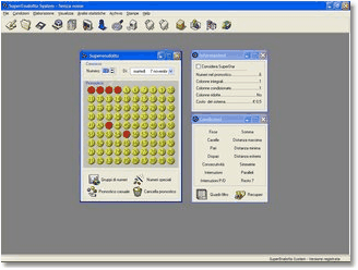 Finestra principale SuperEnalotto System 3.1